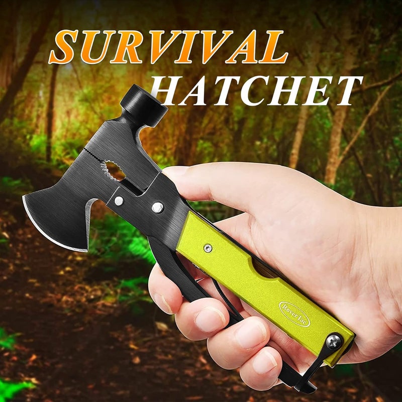 RoverTac Christmas Gifts for Men Dad, Multitool Axe for Mens Gifts, Gifts for Dad Husband Dad Boyfriend, Christmas Gifts Mens Stocking Stuffers-14 in 1 Multi Tool Axe Hatchet - Image 5